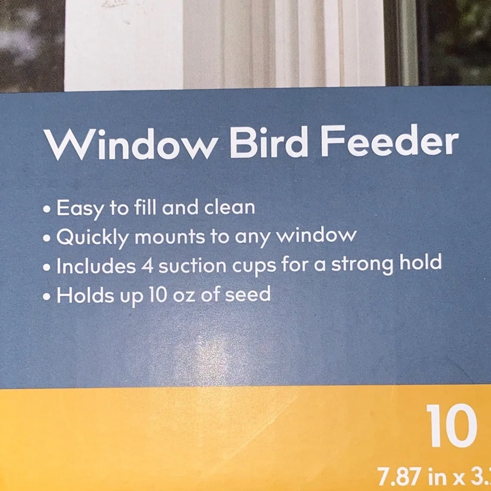 Style Selections Window Bird Feeder
